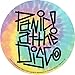 Panic At the Disco - Rainbow Tie Dye Logo - Die Cut Sticker / Decal