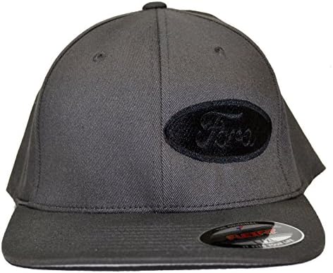 Ford Logo Hats (L/XL, GRAY WITH BLACK FORD)