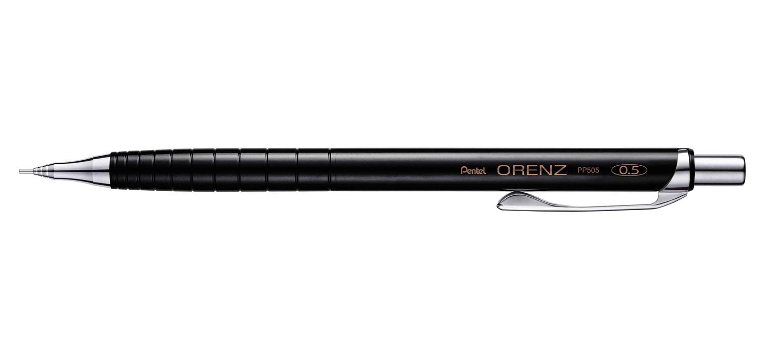 Pentel PP500 Orenz Mechanical Pencil with Lead Guide B, 1 Piece Gift Box 0,5 mm Black