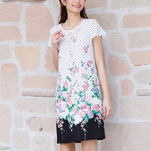 Amazon ローズティアラ 大きいサイズ Rose Tiara ドット ローズプリントチュニックワンピース オフ 40 ワンピース チュニック 通販