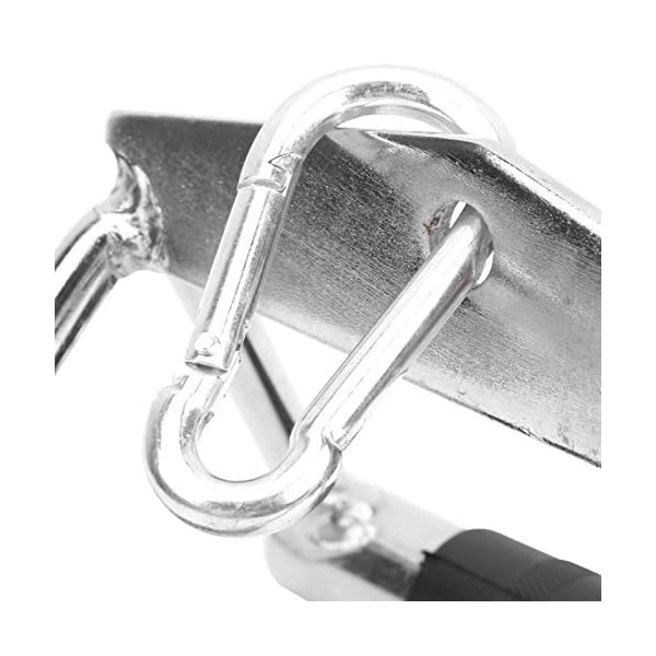 DAUERHAFT-Steel-Multifunction-Workout-Tricep-V-Shaped-Press-Down-Bar-Easy-to-Usefor-Seated-Rowing-Exercises DAUERHAFT V-Shaped Pressure Bar, Steel V-Shaped Multifunction Handle, V-Shaped Pressure Bar for Triceps Rowing Machine…