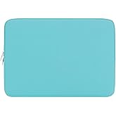 RAINYEAR 14 Inch Laptop Sleeve Case Protective Soft Padded Zipper Cover Carrying Computer Bag Compatible with 14" Notebook Chromebook Tablet Ultrabook (Blue)