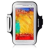 Samsung Galaxy Note 3 Shocksock Reflective Sports Armband - Black