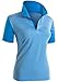 CLOVERY Women's Polo Shirts Stripe Pattorn Short Sleeve Shirt