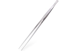 VORESTIC Heavy Duty Aquarium Tweezers Extra Long 23.6 Inch Straight, Long Tweezers for Terrarium, Aquarium Tongs