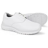 Hawkwell Women's Lace Up Lightweight Water Resistant Nurse Shoes Slip Resistant Healthcare Work Shoes