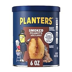 Planters Smoked Peanuts, 6 Ounce