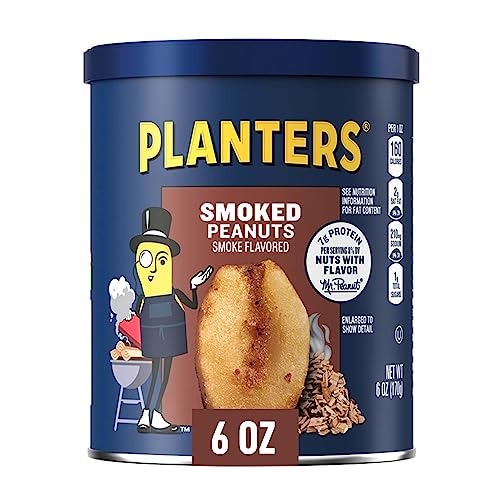 Planters Smoked Peanuts, 6 Ounce