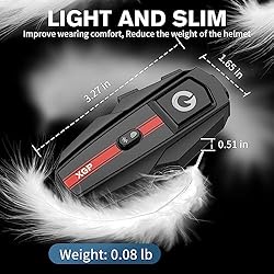 XGP Motorcycle Bluetooth Headset V5.2 with Music
