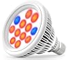 LED Grow Light bulb, Lemontec High Efficient Hydroponic Plant Grow Lights system for Garden Greenhouse and Hydroponic Aquatic,12W
