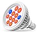 Lemontec LED Grow Light Bulb, High Efficient Hydroponic Plant Grow Lights System for Garden Greenhouse and Hydroponic Aquatic,12W