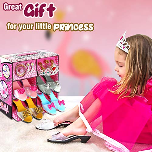 little girl dress up play shoes