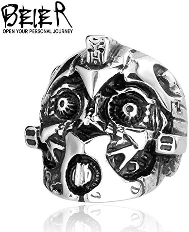 Rainy Today Ring Bumblebee Ring Boy and Man Jewelry Stainless Steel Cool Fashion Jewelry BR8-092 13.0