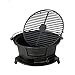 Cajun Cookware Round Seasoned Cast Iron Charcoal Hibachi Grill - Gl10447