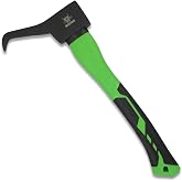 WICING Hookaroon 15 Inch, Pickaroon Forged Steel, with Anti-Slip &amp; Shock Reduction Grip, for Log Lifting and Moving Wood Firewood Tool