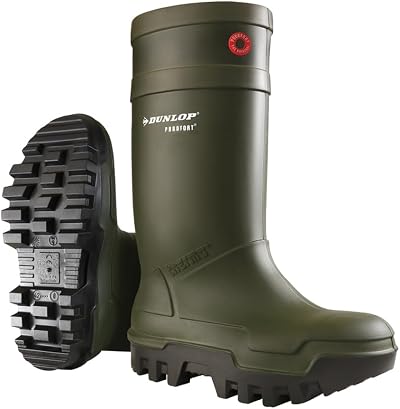 DUNLOP Purofort Thermo+ Safety Work Boots Waterproof Steel Toe Farm Industrial