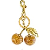 Purse Chain Charms Gold Cherry Bag Charm, Purse Charms for Handbags Cute Bag Charm Chains Accessories, Gifts for Women