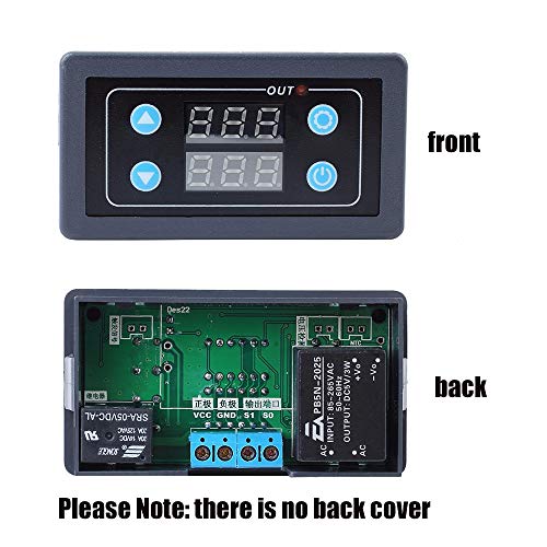 Timer Delay Relay, AC 110V 120V Programmable Digital Cycle Delay Relay
