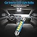 YITAMOTOR DE3175 42mm LED Festoon Bulb White Error Free Super Bright 6000K for Car Interior Dome Map Door Light 3021 3022 3175 6428, Pack of 4