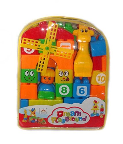 Toy Station 35 Pc Blocks Set Bag D Ream Playground