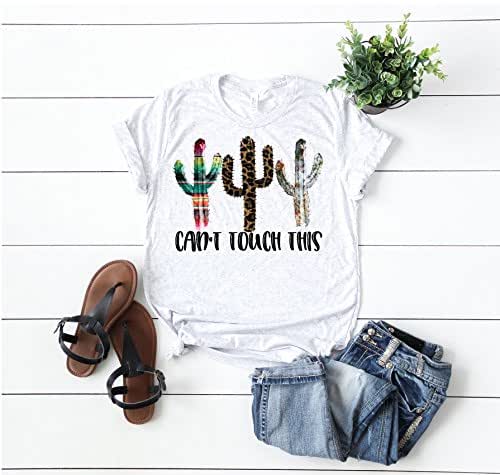 Amazon.com: Womens Cactus T-Shirt Can't touch this Tee ...