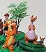 DISNEY WINNIE THE POOH 16 Piece Birthday CUPCAKE Topper Set Featuring Winnie the Pooh, Piglet, Eeyore, Kanga, Roo, Tigger, Owl, Rabbit and Christopher Robin, Themed Decorative Accessories, Figures Average 1/2