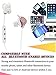 Bluetooth Headphones, Yuwiss Wireless Sport Running Workout Earbuds Sweat Proof Earphones, Cordless in Ear Headset with Mic for iPhone 6 7s Plus Android Samsung Galaxy (Rose Gold)