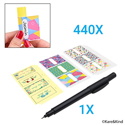 Labels for lip balm tubes /value pack of 440 stickers (…