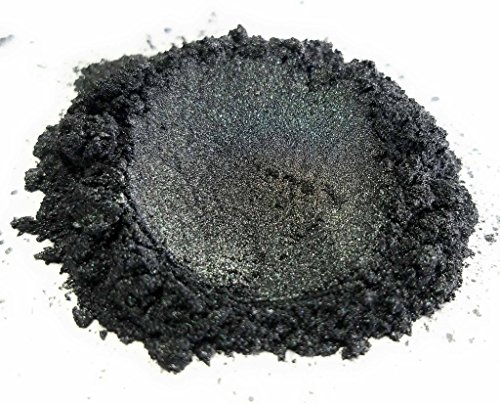 50gr "Ronin Black" Mica Powder Pigments (Resin, Paint, Epoxy, Soaps, Nail Polish, Liquid Wraps)