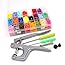 Set Di 384 Bottoni a Pressione in Plastica Con Pinze a Pressione per