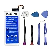 Galaxy S6 Edge Battery,MAXBEAR [2600mAh] Lithium Ion Polymern Internal Battery Replacement for Samsung Galaxy S6 Edge SM-G925 EB-BG925ABE with Free Tool.[12 Month Warranty]