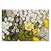 Ribbon Embroidery Kit Yellow Litte Flower Painting DIY Wall Decor 3D Painting Stamp Ribbon Embroidery Kit (No Frame) Yellow Litte