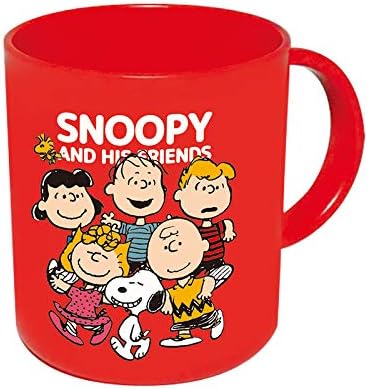 Ohnishi Ken Manufacturing Peanuts Snoopy Plastic Mug (Friends) 250ml SLA-400