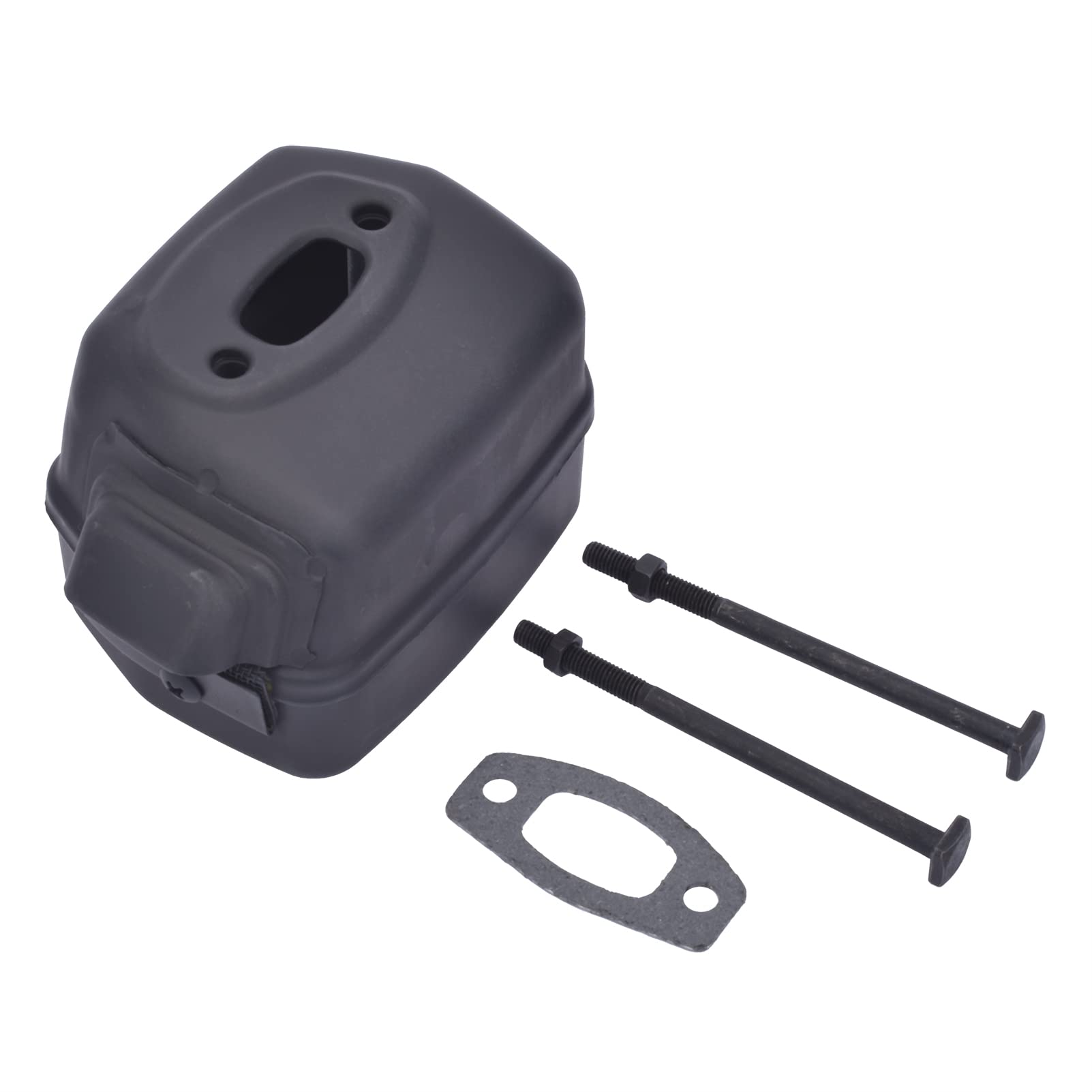 Exhaust Muffler with Bolt and Gasket for Husqvarna HUSKY 50 51 55, 55 Rancher EU1 Chainsaw