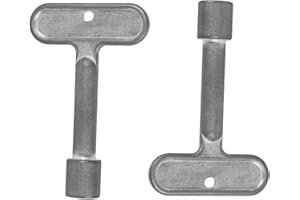 2 Pcs 3/8" Hydrant Key Compatible with Zurn P1300-PART-13-KEY, Water Spigot Key Shut Off Tool for Wall Hydrant Faucets, Squar