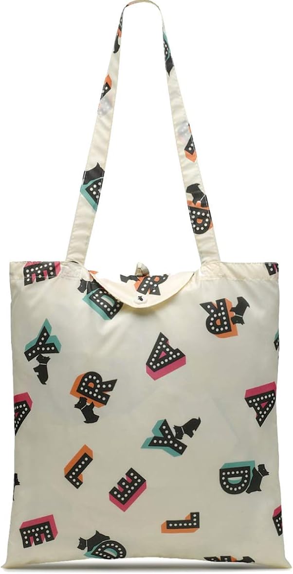 Radley London Responsible Foldaway Tote – Faltbare Einkaufstasche, Drachengrün, Wiederverwendbar