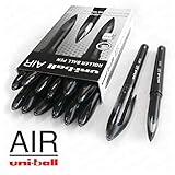 Uni-Ball AIR Micro - 0.5mm Fine Rollerball - 12 + 2 Free - Black - UBA-188-M