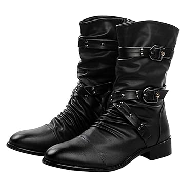 Amazon Com N Y L A Men S Martin Boots Black Outdoor Waterproof