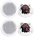 8) New PYLE PRO PDIC61RD 6.5” 200W 2-Way In-Ceiling/Wall Speaker System Whitethumb 2