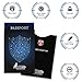 RFID Blocking Sleeve set of 6 x credit card protector and 1 x passport holder sleeve, Unique exclusive stylish designs for daily use Secure Identity Theft Protection, MUST BE with any traveler