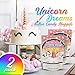 Bag of Unicorn Dreams 2 Pack Cotton Candy Nuggets Half Pound Each Of Funny for All Ages Unique Birthday for Friends, Mom, Dad, Girl, Boy, Stocking Stuffer (2Pack)