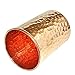 SKAVIJ Pure Copper Water Tumblers Hammered Style Drinking Cups (Pack of 4, 11 Ounce)