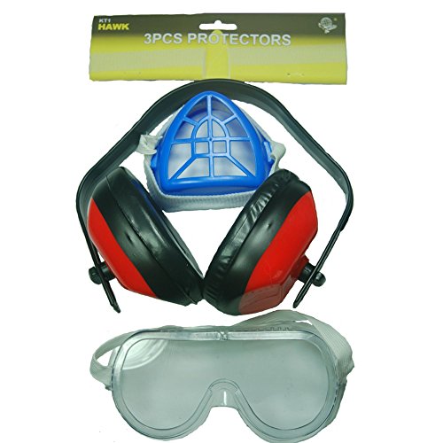 ToolUSA Personal Protection Kit For Eyes, Ears, Mouth And Nose