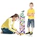 WEofferwhatYOUwant Marble Run Coaster Toy Challenge - Construction Set for Children. Twin Track Tower for Family and Friends. 122 Assembled Pieces