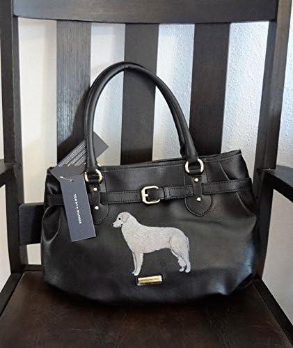 Kuvasz Dog Hand Painted Purse / Handbag / Tote / Wearable Art - One of a Kind
