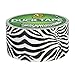Duck Brand 280110 Printed Duct Tape, Zig-Zag Zebra, 1.88 Inches x 10 Yards, Single Roll