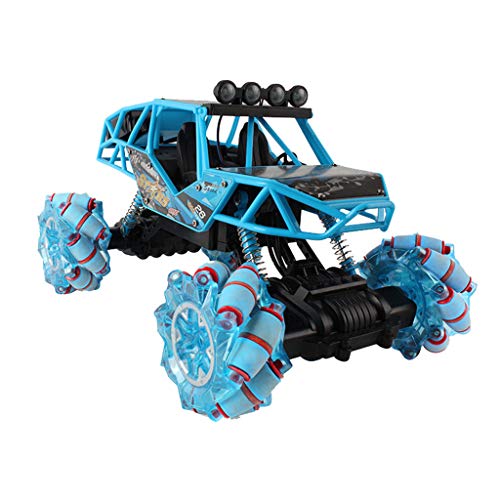 RC Car,Remote Control Car,Stunt Car Toy, Drift Stunt Car Drive Off-Road Vehicle 360° Flips Truck Remote Control Programmable Car As Gifts for Boys & Girls Adults (Blue) - Thumbnail 4