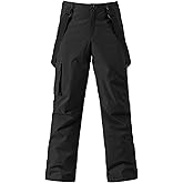 YEEFINE Men's Ski Snow Pants Insulated Waterproof Snowboard Cargo Pants Bibs Regular Fit