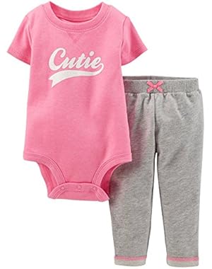 Baby Girls' 2 Piece Layette Set (Baby) - Pink