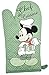 Disney Oven Mitt Pot Holder & Dish Towel 3 pc Kitchen Set (Mickey Mouse Green)